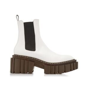 Stella McCartney Emilie Lug Sole Rubber Boots White - IT 38